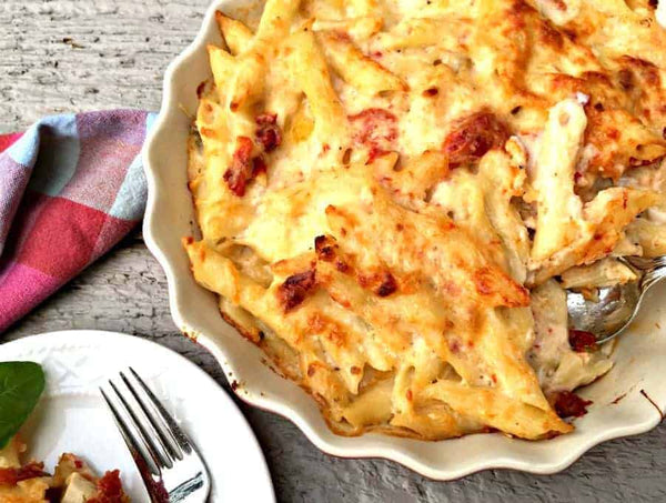 GARLIC CHICKEN PENNE PASTA