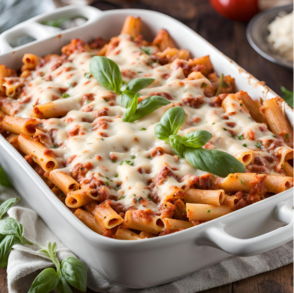 CHEESY BAKED ZITI
