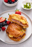HAM & CHEESE CROISSANT BREAKFAST SANDWICH